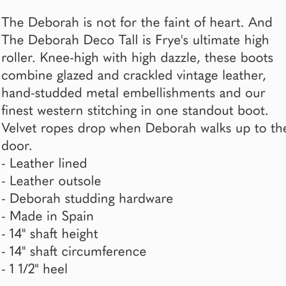 Frye Deborah Deco Studded Boots - Picture 7 of 7